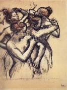Edgar Degas Dancers,nude Study oil painting on canvas